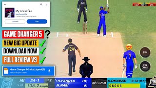 Game Changer 5 Cricket New Big Update  Download Now 🤯 New Shots 600 New Commentray  Gc5 Update [upl. by Ennovi532]