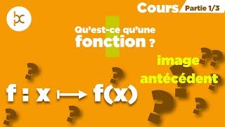 Fonctions Notion de fonction I Questce quune fonction [upl. by Baugh]