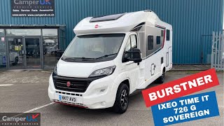 2017 Burstner Ixeo Time IT 726 G Sovereign  For Sale at Camper UK [upl. by Sone]