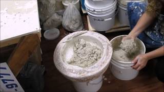 Recycling Clay by Hand in My Home Studio [upl. by Oman872]