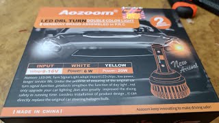 Обзор Дхо  Поворотники Aozoom led dro turn [upl. by Nitsirk]