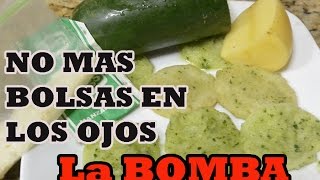 BOMBA natural para acabar con los ojos hinchados  ojeras y bolsas [upl. by Egoreg]