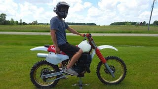 This Bike Will KILL You First Ride on Yamaha Yz 490 [upl. by Neeluj67]