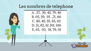 les nombres en français compréhension orale A1 exercice 2 [upl. by Norihs731]