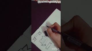 planner doodle sketch part  5  youtube art doddle sketch Paintingwithjiya crafter jiya [upl. by Akemej]