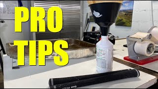 PRO TIPS FOR REGRIPPING GOLF CLUBS [upl. by Milstone473]