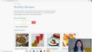 CalorieKing App Tutorial  How To Find Free Recipes And Meal Ideas Using Calorieking [upl. by Ecinom]