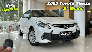 Toyota Glanza S Model 2023 New Update ❤️ Glanza 2023 Price amp Features VFM Variant [upl. by Annawt]