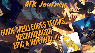 AFK Journey  GUIDE MEILLEURES TEAMS NECRODRAGON  EPIC amp INFERNAL [upl. by Atiruam]