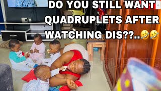 MY LIFE AS A MOM OF QUADRUPLETS LIVING IN PORTHARCOURT NIGERIA…MUM OF QUADRUPLETS [upl. by Pancho]