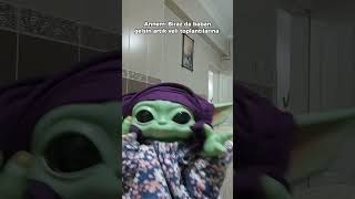 Baby Yodanın ailesi veli toplantısı için tartışıyor 😂  Baby Yoda babyyoda [upl. by Hairej11]