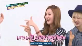 BESTie weekly idol haeryeong aegyo cut [upl. by Arvie]