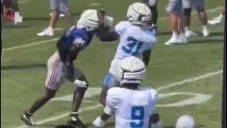 The DETROIT LIONS TRAINING CAMP  DAY 11  JOINT PRACTICE 2 w the NY GIANTS 2024 [upl. by Atiekan]