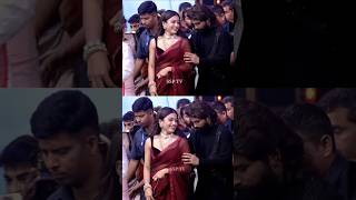 ఇది అల్లు అర్జున్ సంస్కారం Alluarjun amp Rashmika Mandanna Unseen Video at Patna Pushpa2 Trailer Event [upl. by Ahsasal]