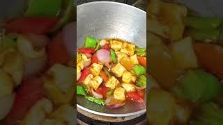 Chilli paneer recipes food indianfood shortvideo AssenCooking [upl. by Gibbie]