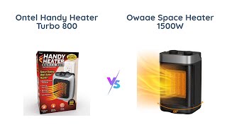 🔥Ontel Handy Heater Turbo 800 vs Space Heater🔥 [upl. by Irianat682]