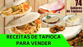 Como Fazer Tapioca Recheada Para Vender [upl. by Aihsele]