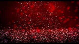 2K RED PARTICLE DUST GLITTERING ANIMATED MOTION BACKGROUND  NO COPYRIGHT Particle Background video [upl. by Iey467]