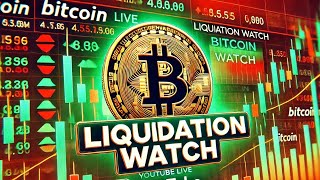 Bitcoin Live Chart amp Liquidations Watch  live bitcoin trading 247 [upl. by Ainnos253]