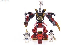 LEGO Ninjago Legacy Samurai Mech review 70665 [upl. by Eibob]