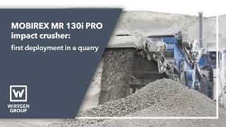 The World’s First MOBIREX MR 130i PRO Impact Crusher Top Performance and Quality in the Quarry [upl. by Imac]