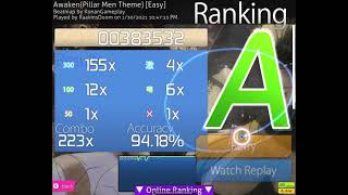 Awaken Pillar Men Theme  osu [upl. by Schwitzer]