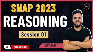 SNAP 2023  Score Booster  Logical Reasoning Session 01  Udit Sir [upl. by Publia]