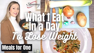 WHAT I EAT IN A DAY TO LOSE WEIGHT  SLIMMING WORLD [upl. by Donoghue]