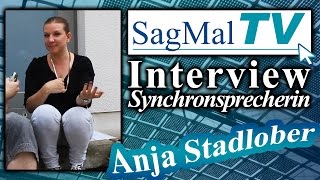 SagMalTV  Interview Synchronsprecherin Anja Stadlober [upl. by Hadwin424]