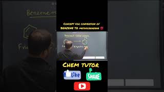 CONVERSION BENZENE TO METHYLBENZENE CLASS 12TH BOARD EXAM 12TH [upl. by Ahsirtal]