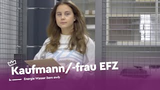 Starte deine Lehre als Kaufmannfrau EFZ  Energie Wasser Bern  Lehrstellenvideo  Yousty [upl. by Churchill]