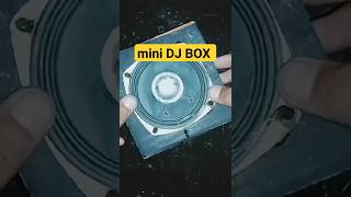 MINI DJ BOX MAKING DJ BOX MAKINGexperiment electronic electrical diyspeaker speaker [upl. by Xyla]