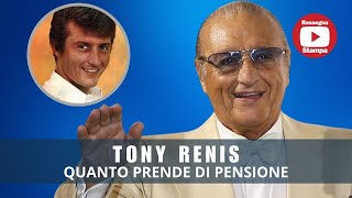 TONY RENIS QUANTO PRENDE DI PENSIONE [upl. by Ahsenak]