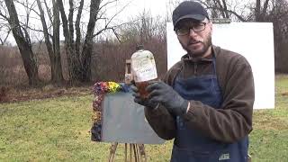 Kyle Buckland Plein Air Oil Painting Demonstration Beginner Lesson 1 Art [upl. by Goodden]