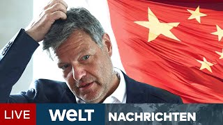 PECH IN PEKING Kalte Schulter  Chinesen sagen Habecks Termine knallhart ab  WELT Livestream [upl. by Aros]