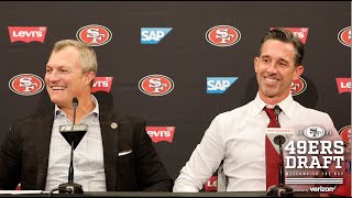 Lynch and Shanahan Discuss Drafting Ricky Pearsall with the 31stOverall Pick  49ers [upl. by Anelim]