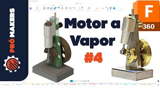 Tutorial Fusion 360  Motor a Vapor quotWigWagquot  Parte 4  SORTEIO  Pró Makers 4 [upl. by Eseerehc]