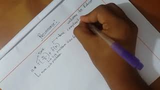 Discerete Mathematics Recurrence Relation bangla AlgorithmsShafi Binary amp Merge [upl. by Swetiana]