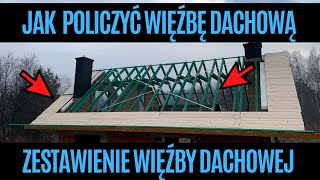 Jak policzyć więźbę dachową Zestawienie więźby dachowej Dzień z życia budowlańca 42 [upl. by Pieter]