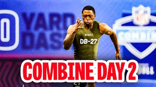 2024 NFL Combine Day 2 Recap  Quinyon Mitchell Theo Johnson Cam Hart [upl. by Kinelski]