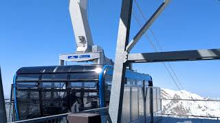 Snowbird Hidden Peak Tram Startup  Doppelmayr Frey [upl. by Rosenblum]