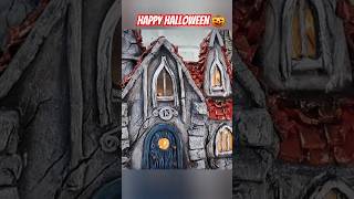 Fairy Old House with ghosts creativeiland helloween diy fairyhome fairyhouse handmade [upl. by Arej586]