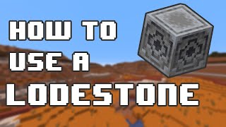 What is a LODESTONE in Minecraft amp How to use it  Minecraft Lodestone Compass [upl. by Lamhaj]