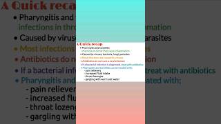 Pharyngitis and tonsillitis difference causes symptoms treatment youtube shorts medical shorts [upl. by Repsac638]