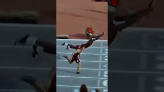 Sprinter Jumps Over Finish Line 💀 [upl. by Letti]