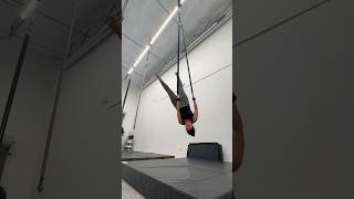 Aerial straps conditioning aerialstraps aerial straps silks aerialsilks excercise acrobatic [upl. by Lynna]