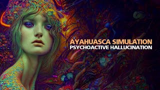 AYAHUASCA SIMULATION Virtual Interactive Psychoactive DMT Hallucination [upl. by Alger]