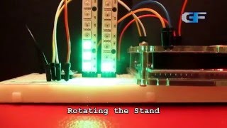 Fun with Arduino Magnetometer HMC5883L with WS2812 RGB LED Modules [upl. by Deeanne]