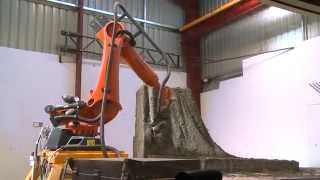 KUKA Robots shape Monument Park in Melbourne Australia [upl. by Ahsitak984]