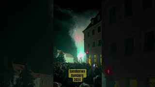 Fireworks in Sandkerwa Bamberg 2024 [upl. by Jocko791]